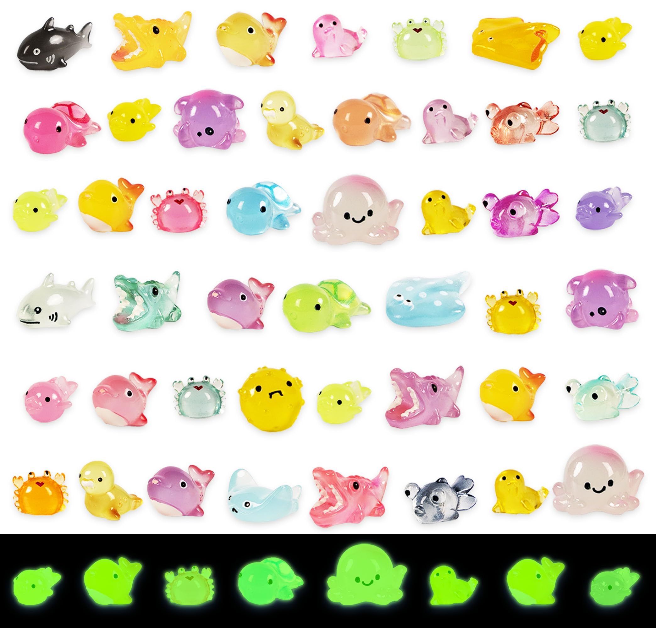 FEXIA dolphin mini resin figurine enhances dollhouses and garden displays with glow
