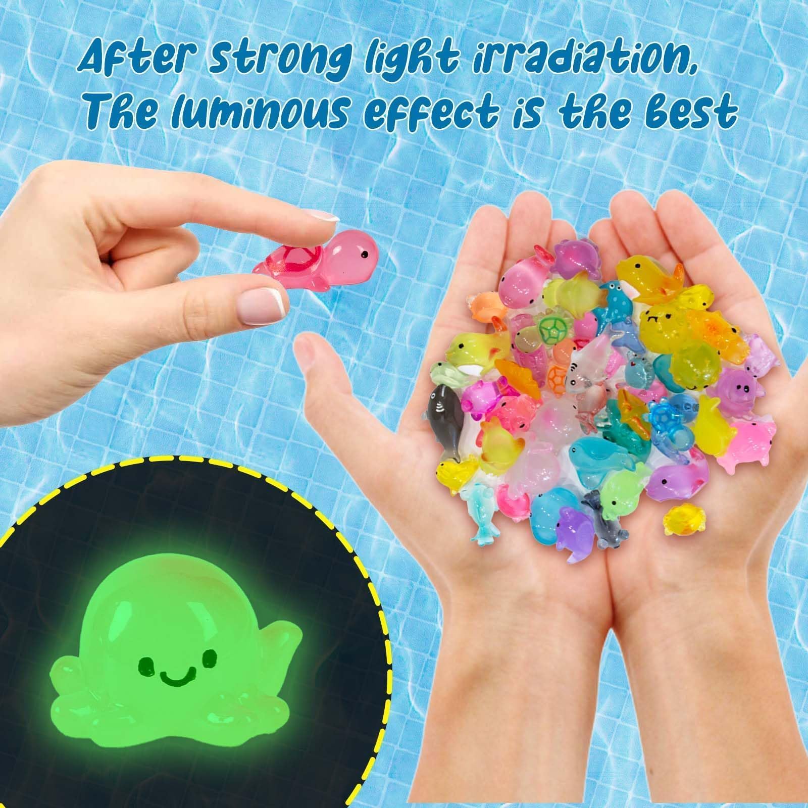 FEXIA starfish resin animal brightens terrariums and DIY crafts with luminous detail