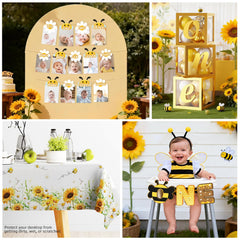 Fexivo bee day backdrop banner creates a focal photo wall