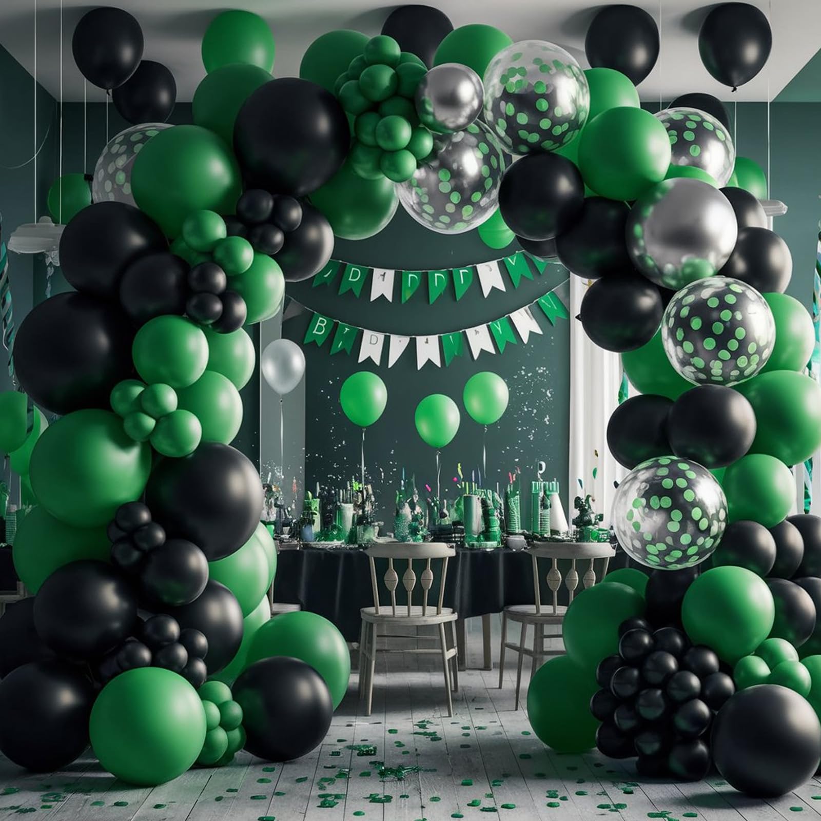 FEYG balloon arch with easy-assembly guide enables quick setup.