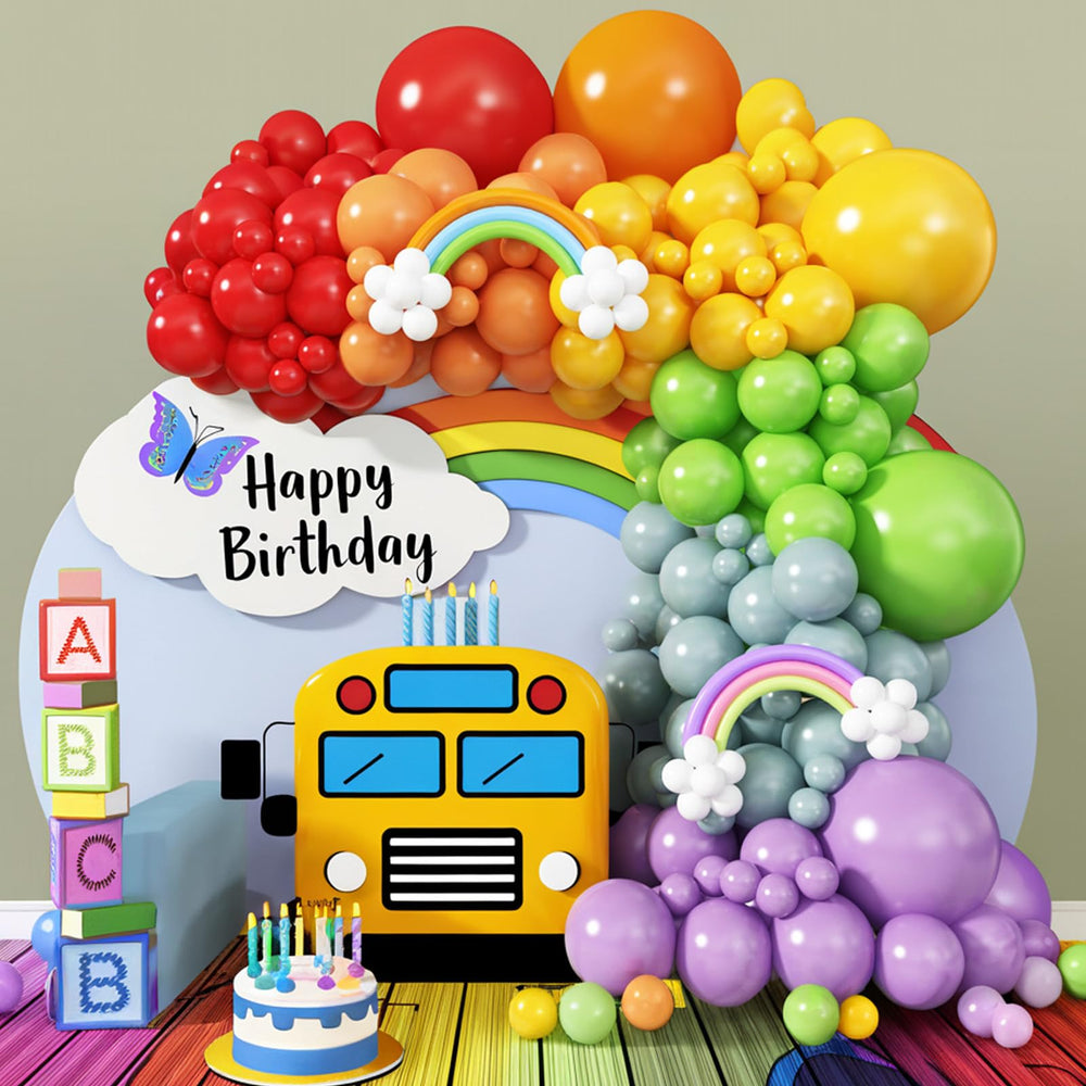 FEYG balloon arch tools and ribbons for easy assembly.