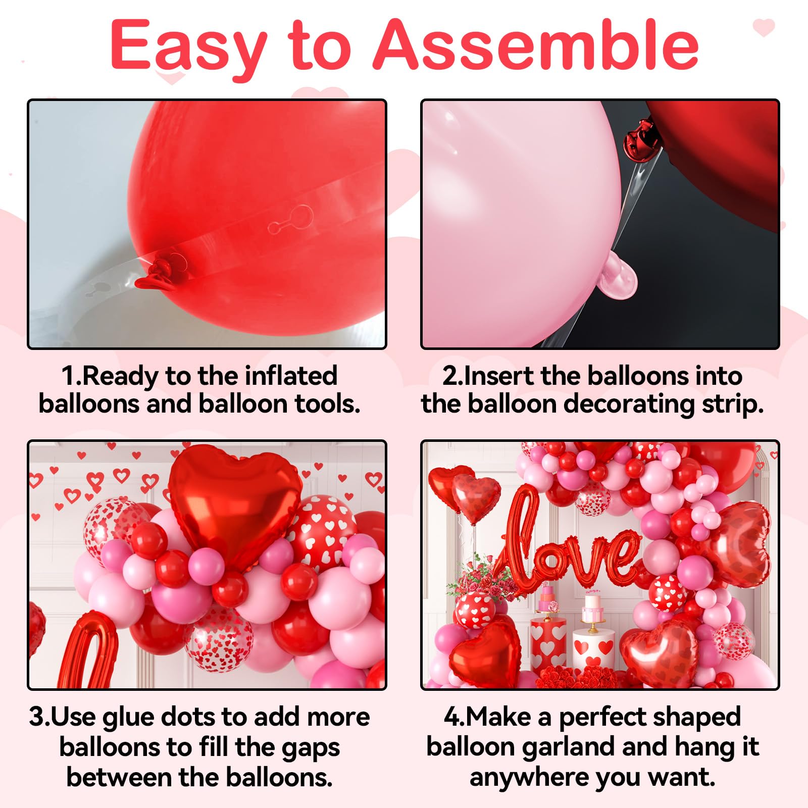 FEYG balloon dispensers enable quick, easy balloon setup.