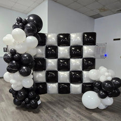 FEYG balloon wall forms a dramatic tunnel or arch layout