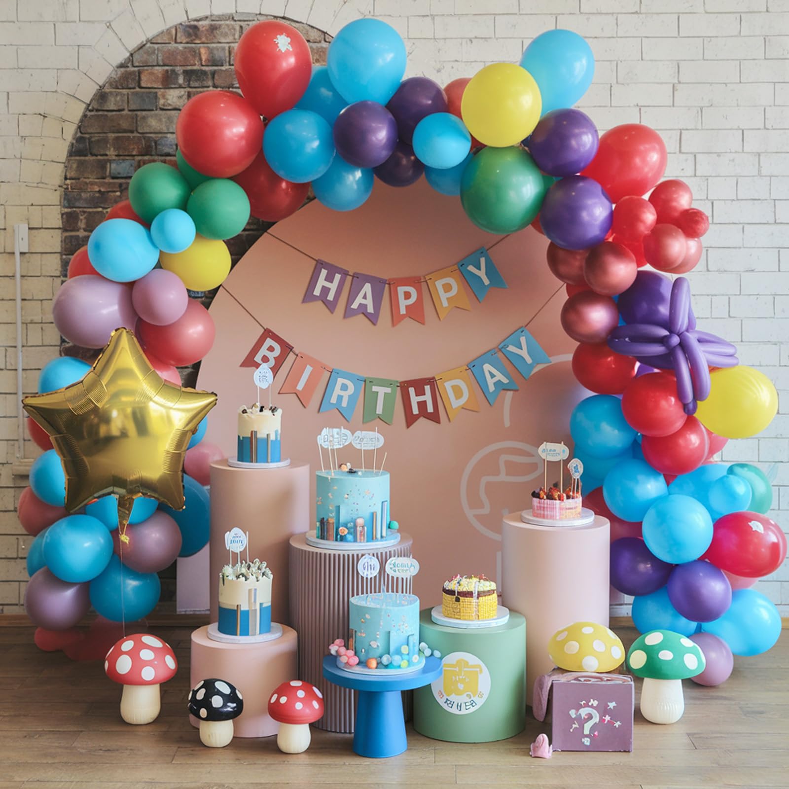 FEYG balloon kit suits birthdays, graduations, weddings, and seasonal festivities with color-rich flair.