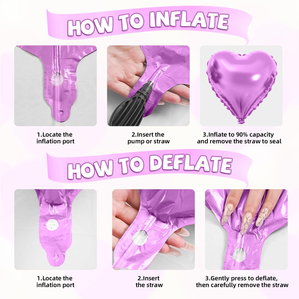 FEYG gender reveal heart balloons ideal for playful reveals and festive photos.