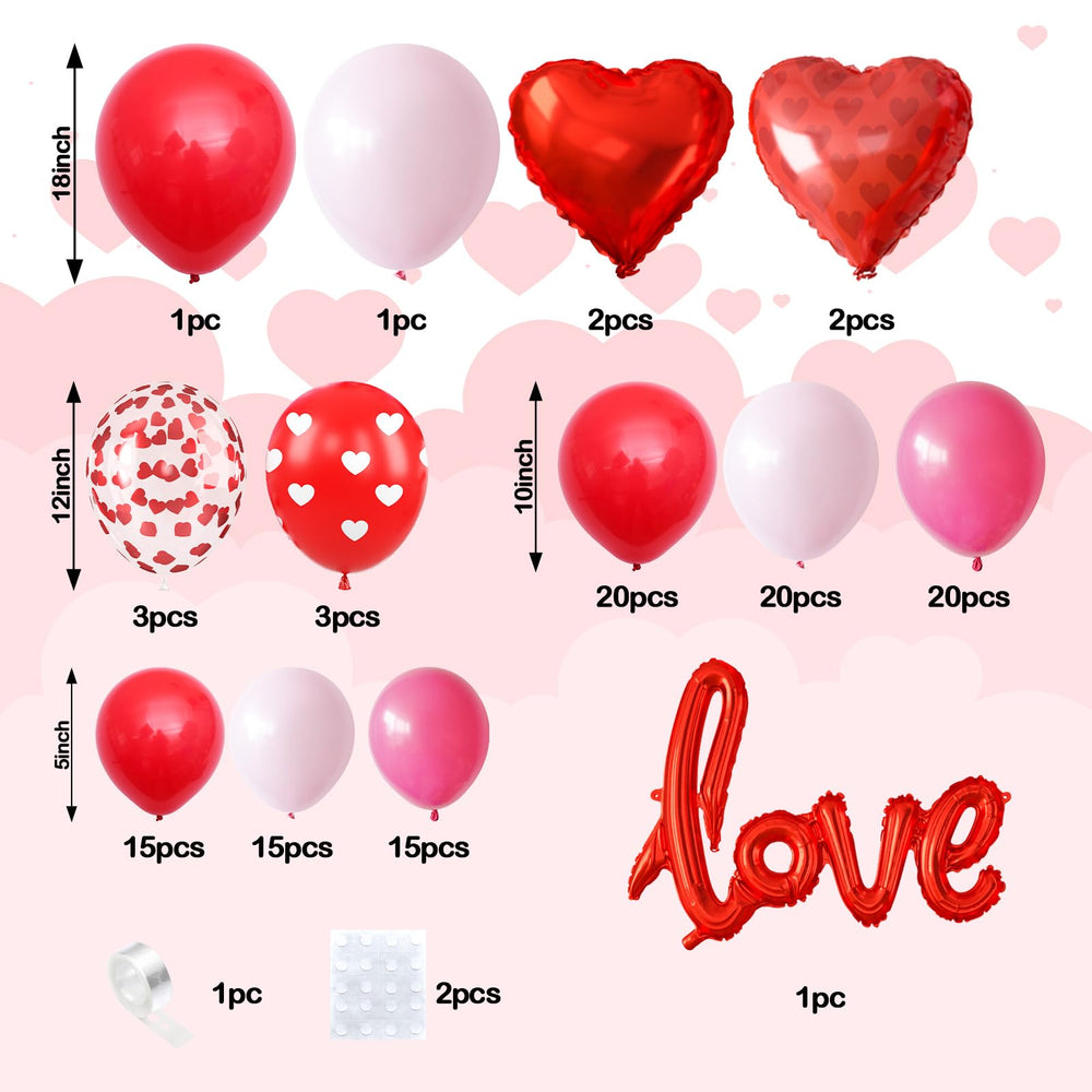 FEYG hot pink balloon garland adds bold color to celebrations.