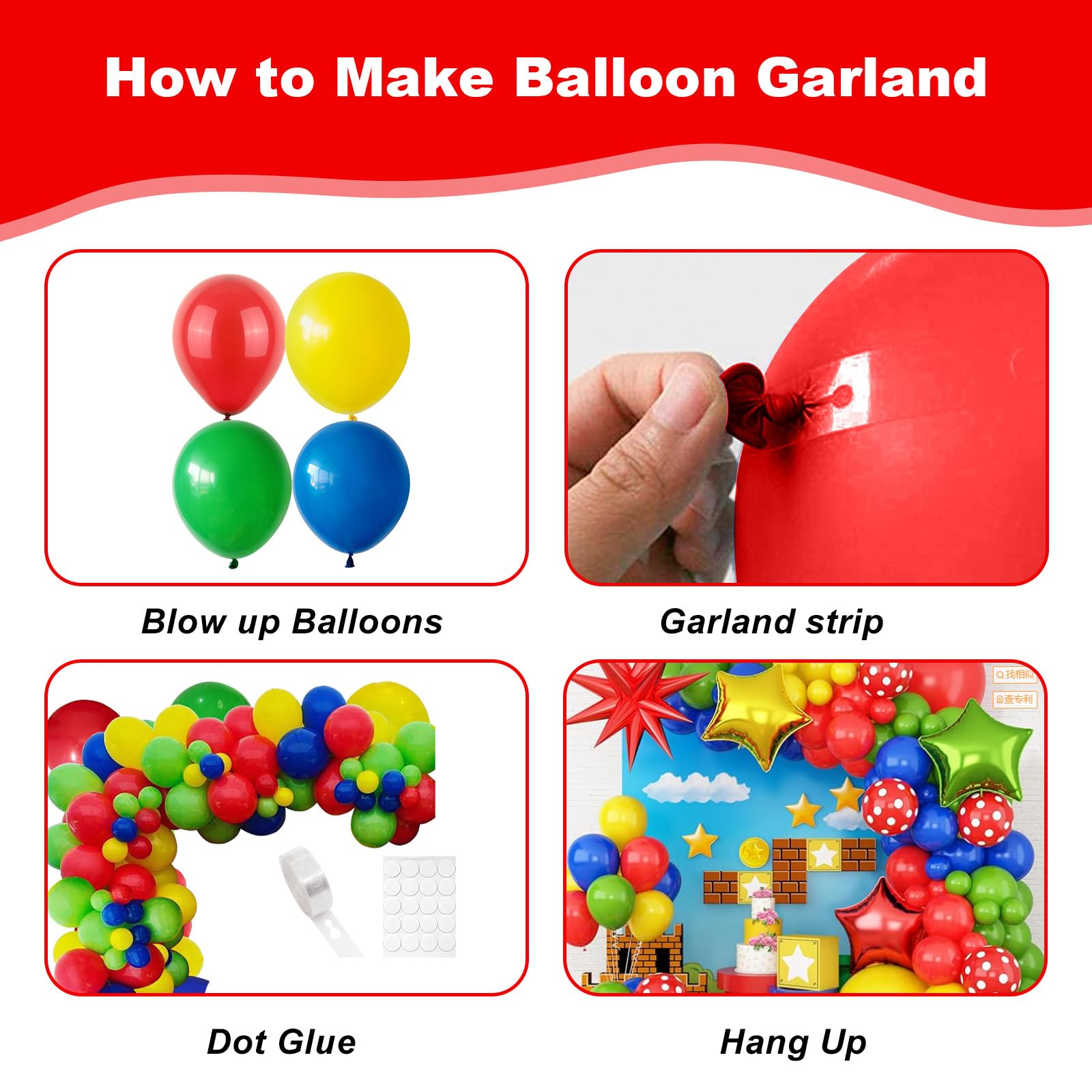 FEYG latex balloons with color retention provide long-lasting vibrant accents.