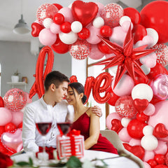 FEYG matte white balloons create a clean base for layers.
