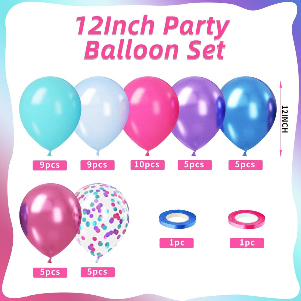 FEYG metallic purple balloon close-up showing rich color for festive vibes.