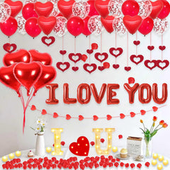 Fezava artificial roses accent a festive romantic tablescape.