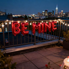 Fezava BE MINE red letter balloons suit many occasions, from birthdays to celebrations.