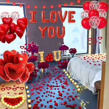 Fezava foil letter balloons create a playful arch or backdrop.