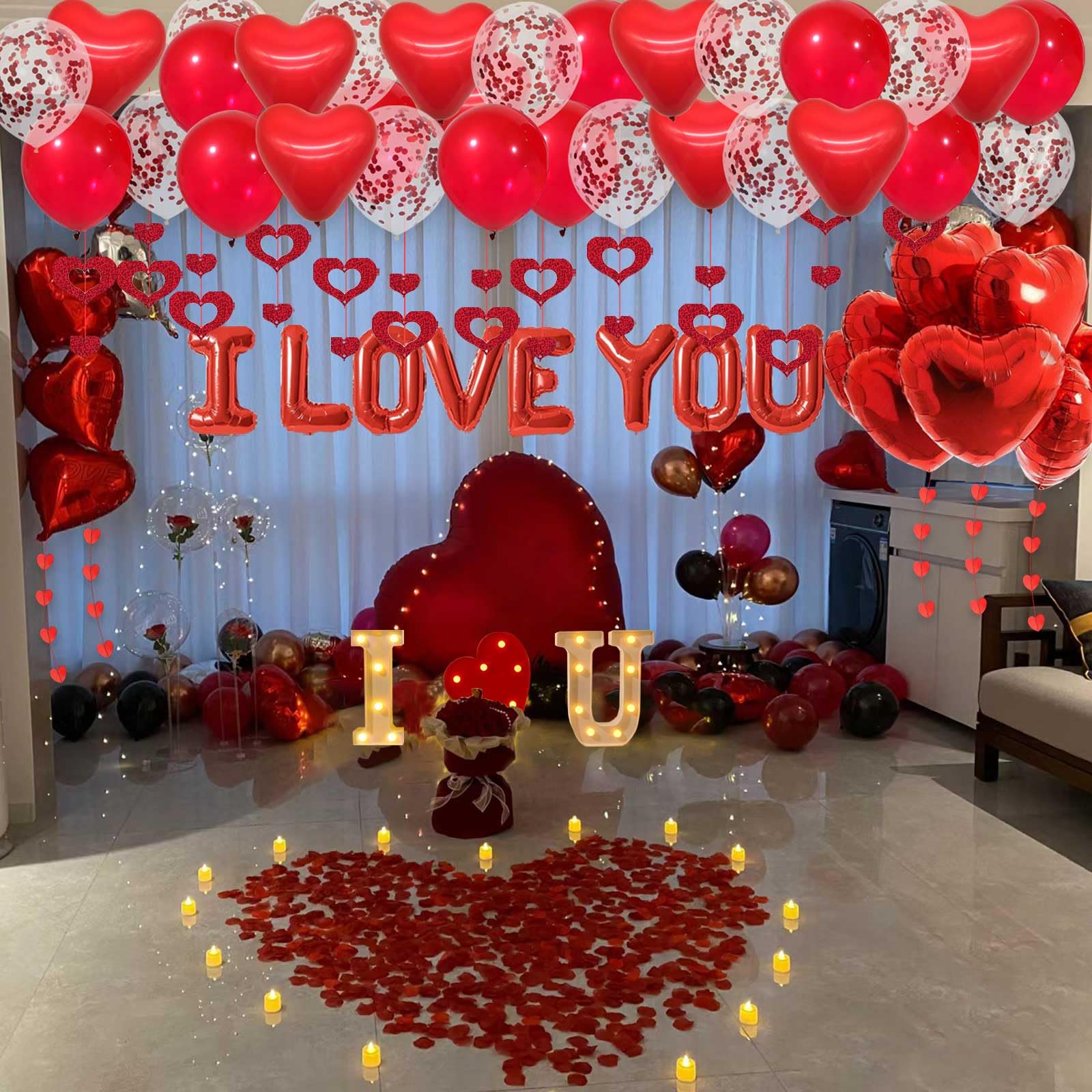 Fezava heart balloons bring vibrant color to centerpieces and displays.