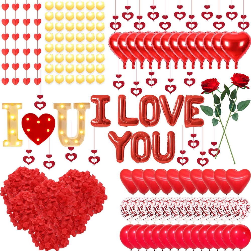 Fezava I LOVE YOU letters sign glows for a romantic photo backdrop.