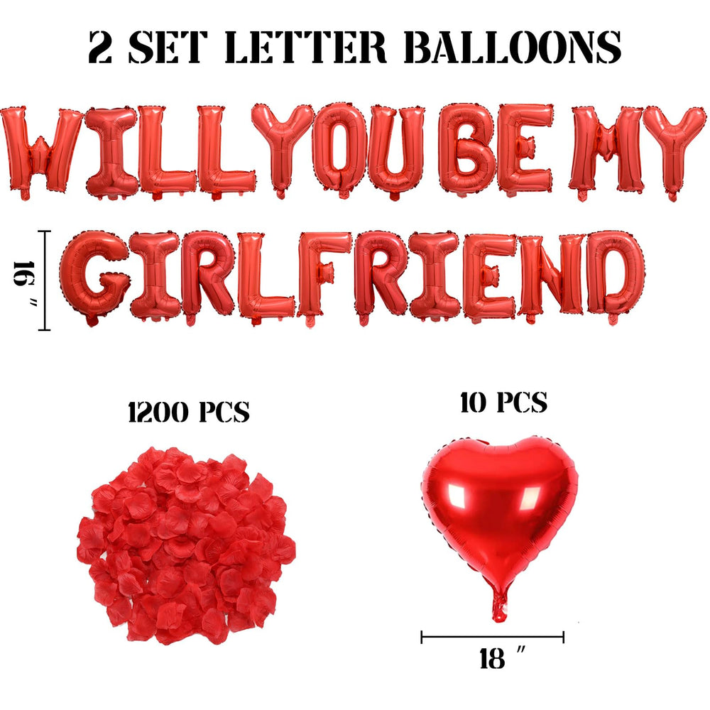 Fezava red heart balloons 18 inches add bold color and festive vibe