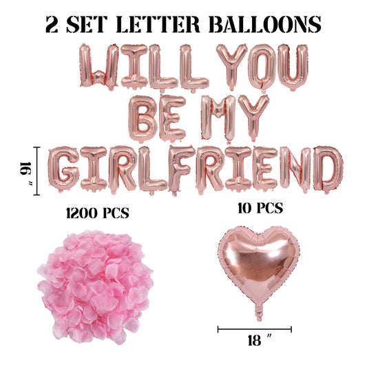 Fezava rose gold heart balloons as a bold focal point for Valentine decor