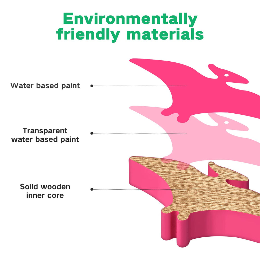 FFTROC safe wooden toys with non-toxic paint and smooth edges for worry-free fun.