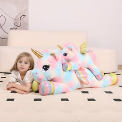 FFxiong unicorn plush gift-ready packaging on display