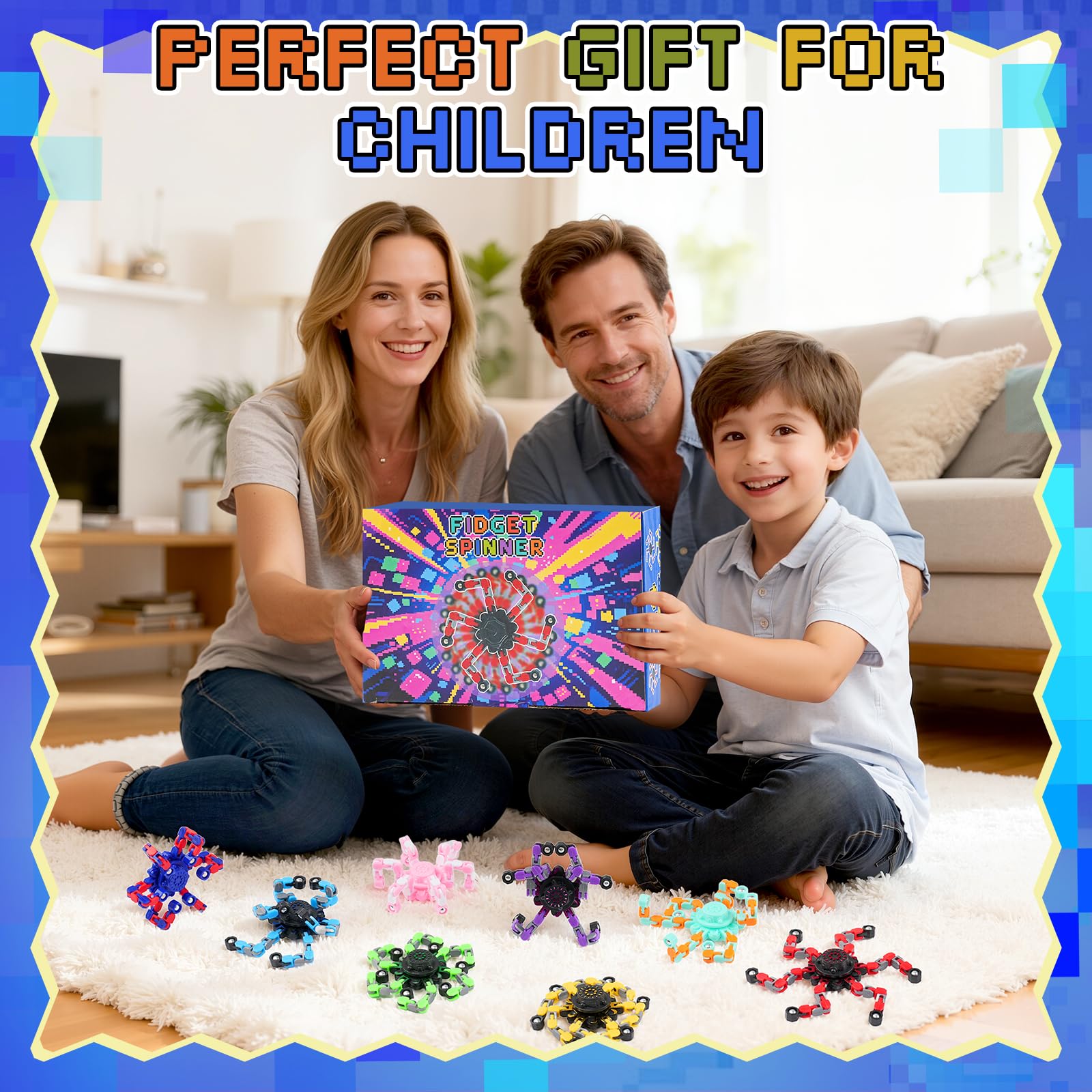 FGYLYOX purple spinner supports calm hands in class.