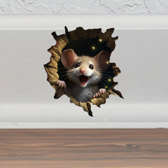 FHJ wall hole sticker suitable for doors or cabinets as a playful accent.