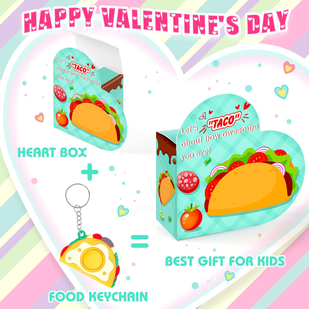 FHOZGECY classroom exchange valentines gifts arranged in heart boxes
