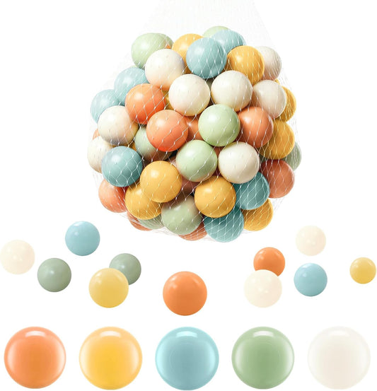 FHRILEK ball pit balls in a colorful pile for safe toddler play.