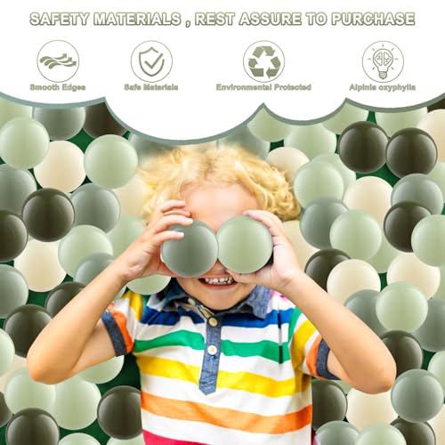 FHRILEK ball pit balls in four colors support color recognition during play.