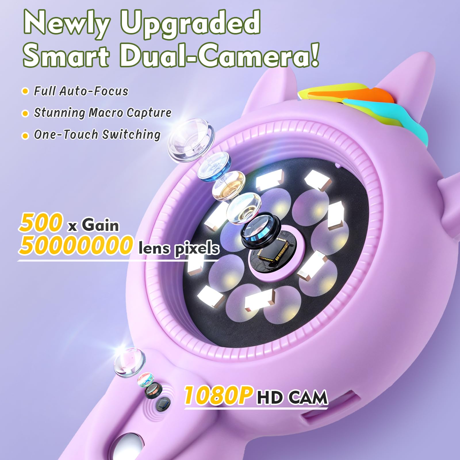 FHskFH Kids Microscope makes a thoughtful educational gift for curious learners.