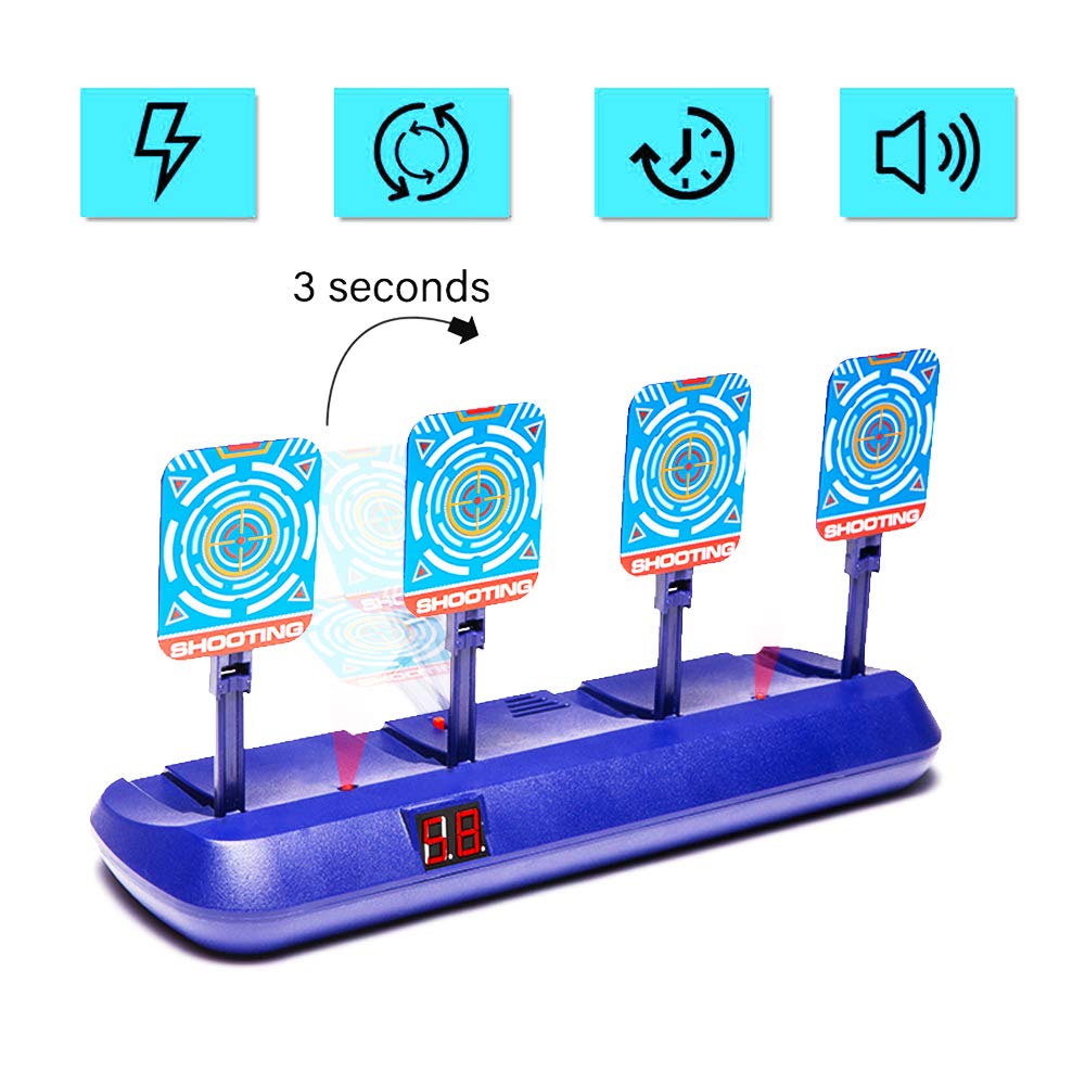 Fibevon Nerf digital scoring with lights for solo or team rounds.