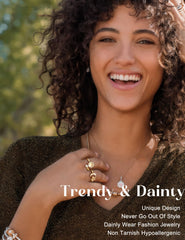 FIBO STEEL bead ring for casual wear with gentle tactile movement.