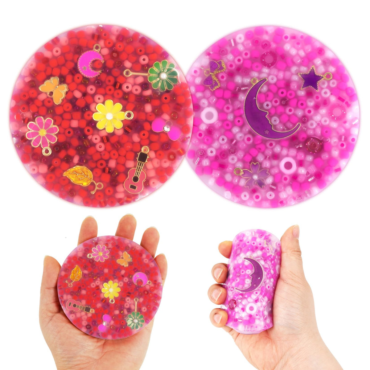 FICCURYS Picky Pad beads close-up for tactile stress relief