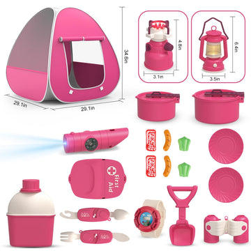 Fidecexv camping stove and pots invite imaginative pretend cooking