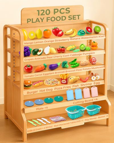 Fiderix play food vegetables set for sorting and imaginative kitchen play