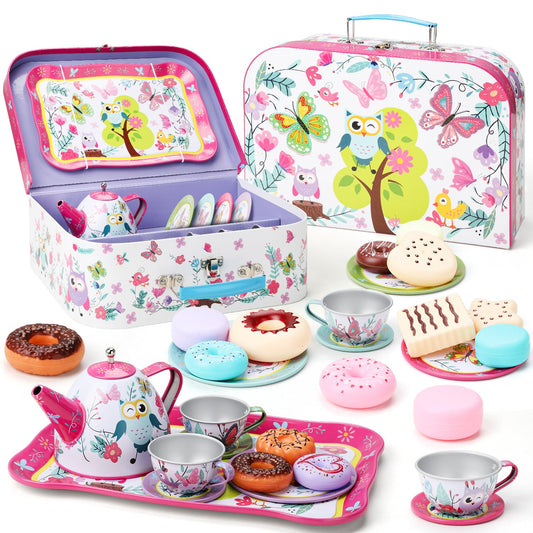 Fiderix Premium Tea Party Set cups for toddlers, easy to handle and fun for shared play.