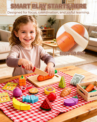 Fiderix safe, durable wooden design with rounded edges for little hands.
