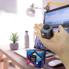 FIDGYB Cube durable, non-toxic construction ensures safe everyday use.