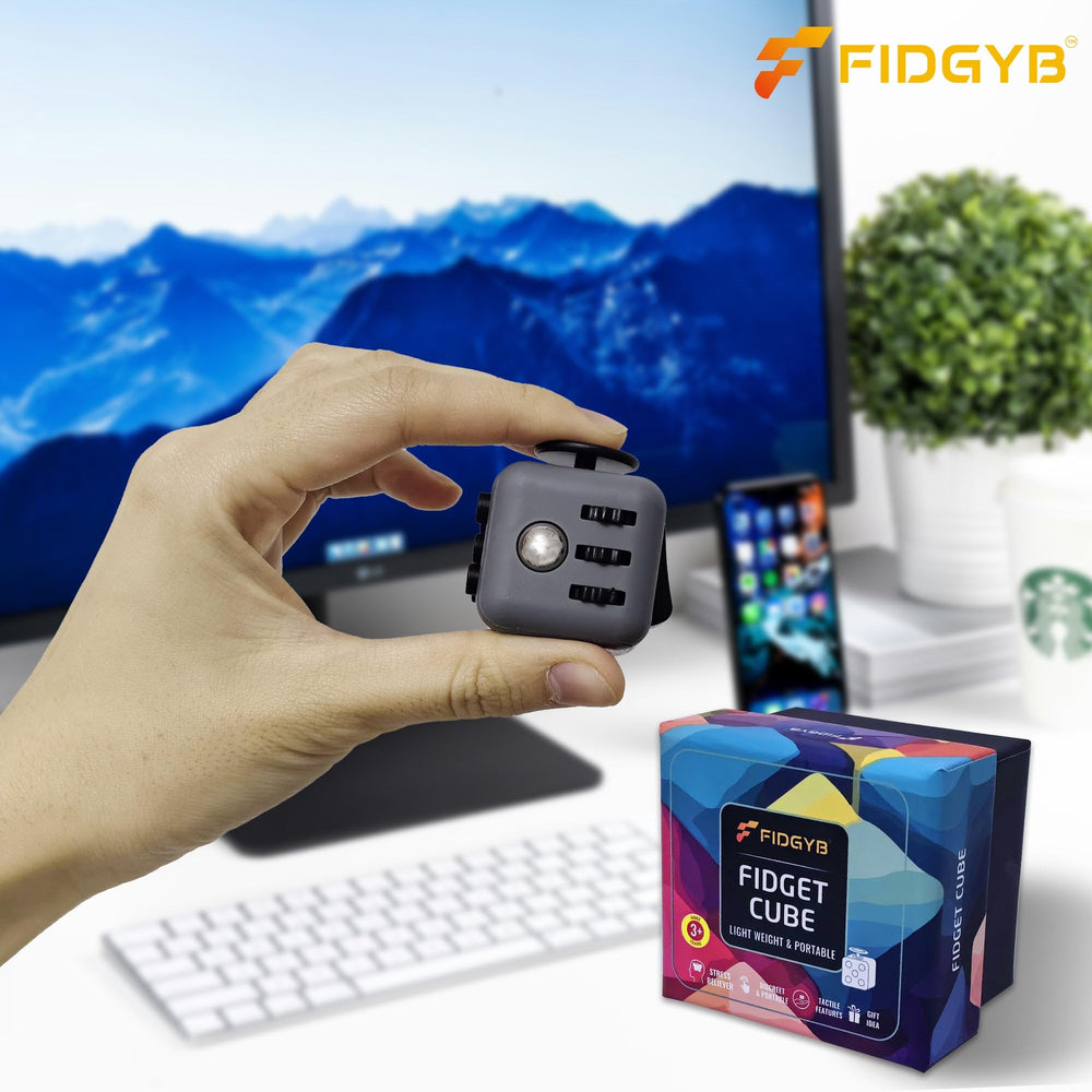 FIDGYB Cube operates quietly, ideal for classrooms, offices, or libraries.