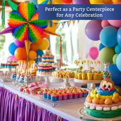 Fiesta Wraps versatile pinata décor for school events and festive games.