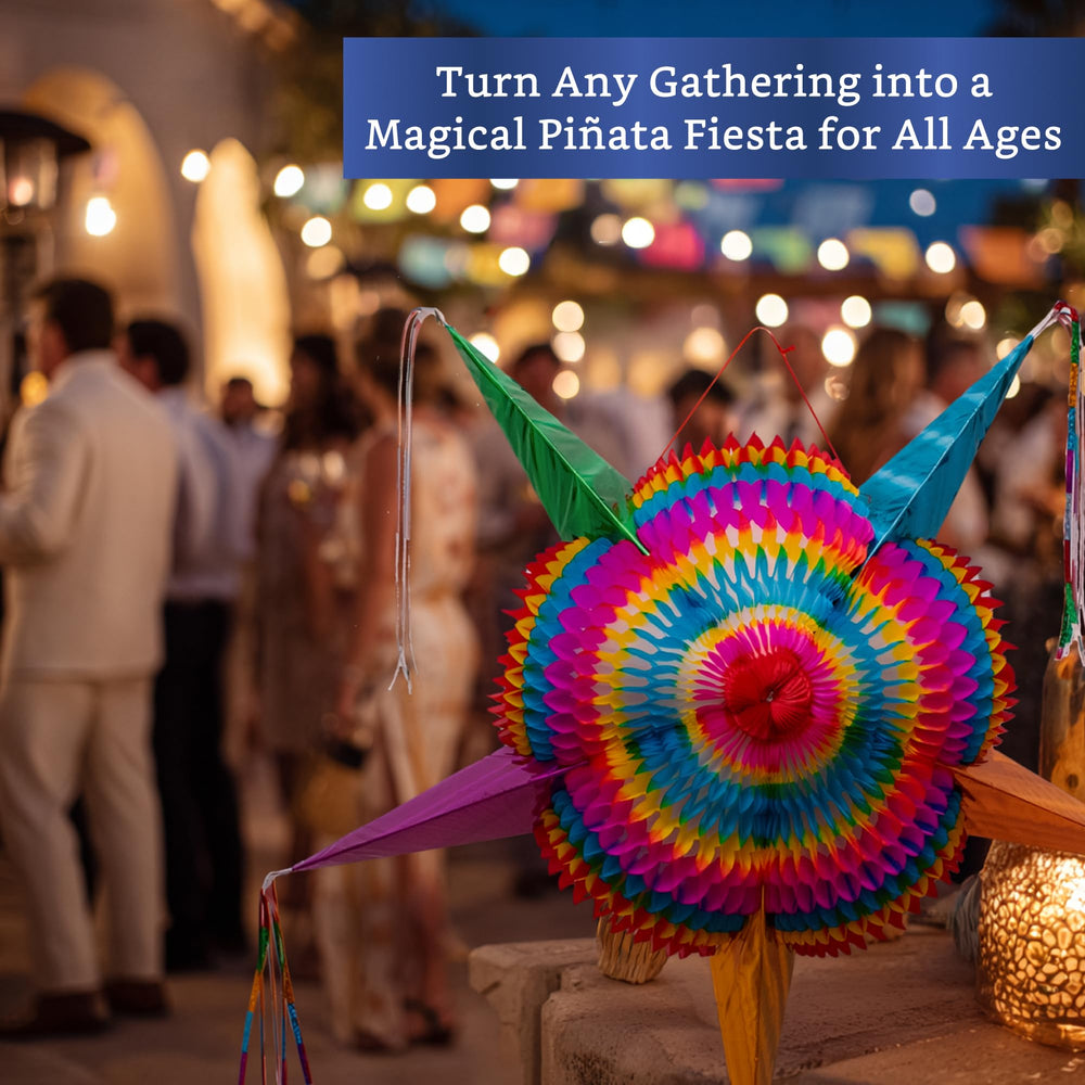 Fiesta Wraps hanging attachment point enables easy overhead display.