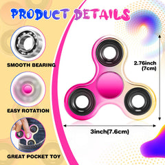 Figrol fidget spinner in hand demonstrates smooth one handed spin.