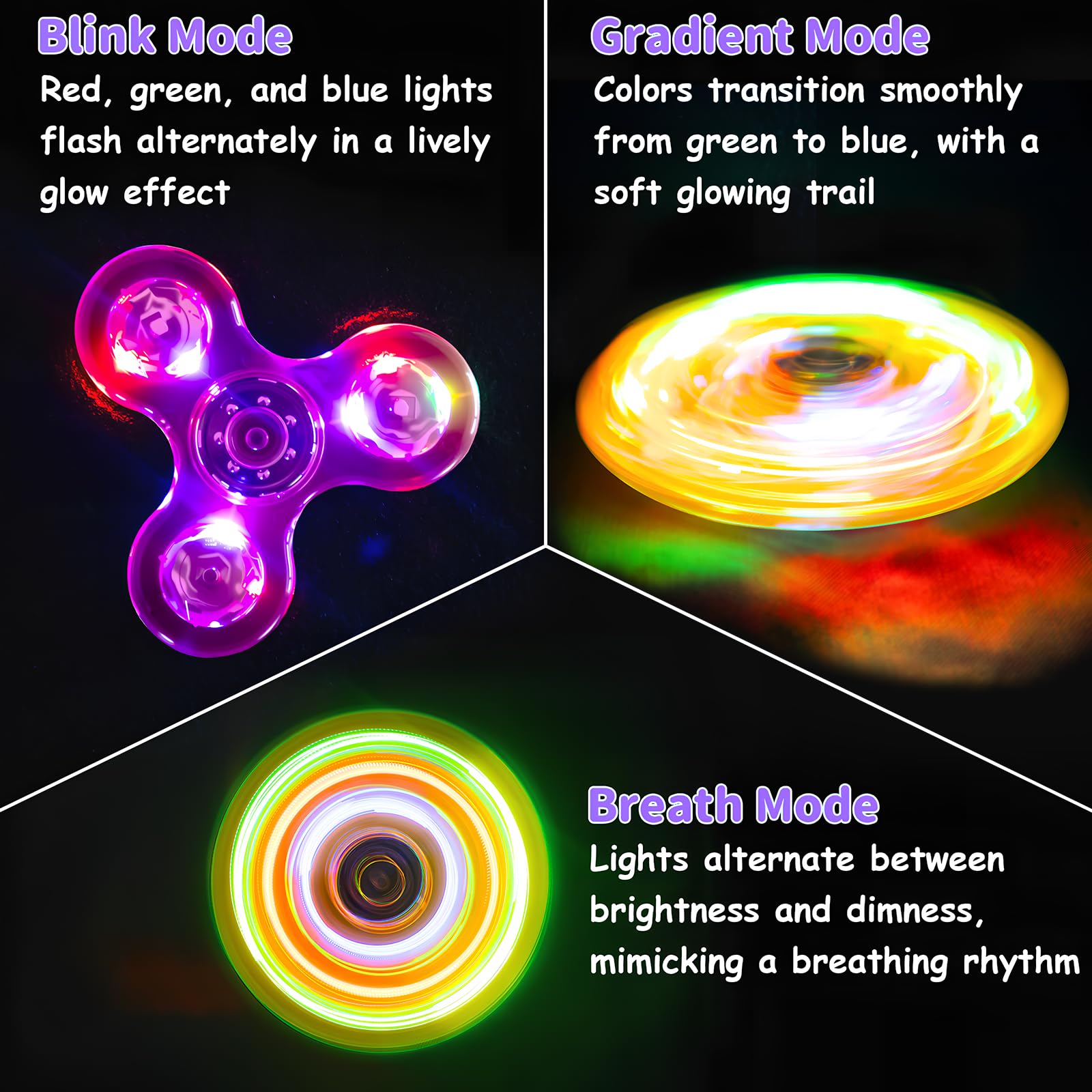 Figrol light-up spinner green supports sensory focus in class.