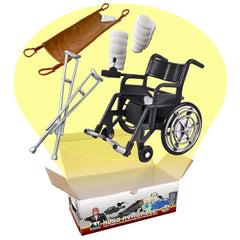 Figures Toy Company’s Hardcore Injury Accessory Set wheelchair adds dramatic post‑match realism.