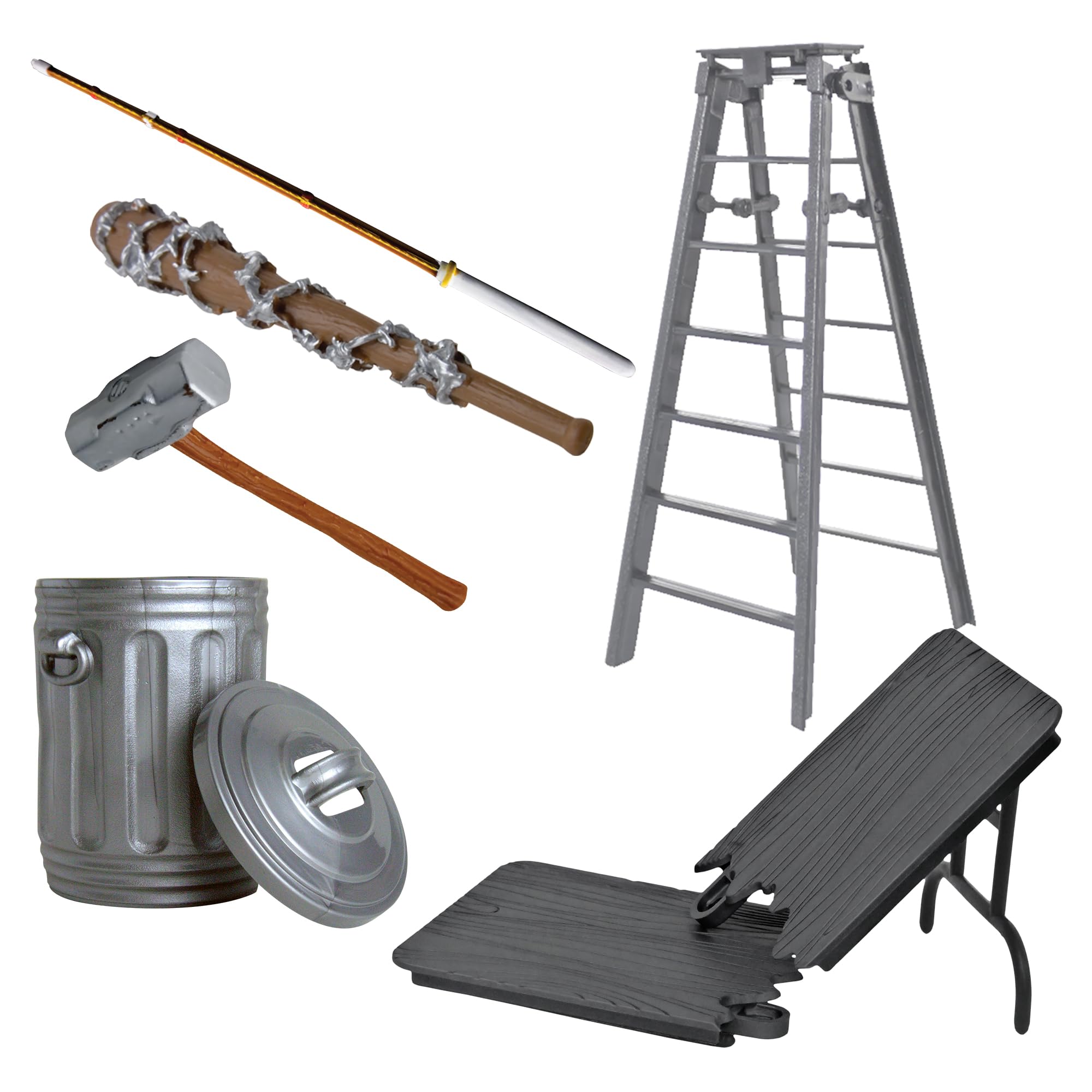 Figures Toy Company starter accessory set ladder enables elevated moves and high impact displays