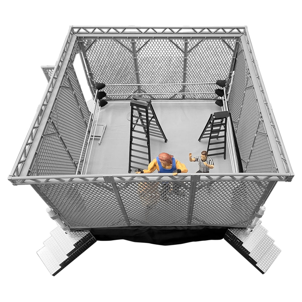 Figures Toy Company steel cage assembly directions help set up quickly and easily.