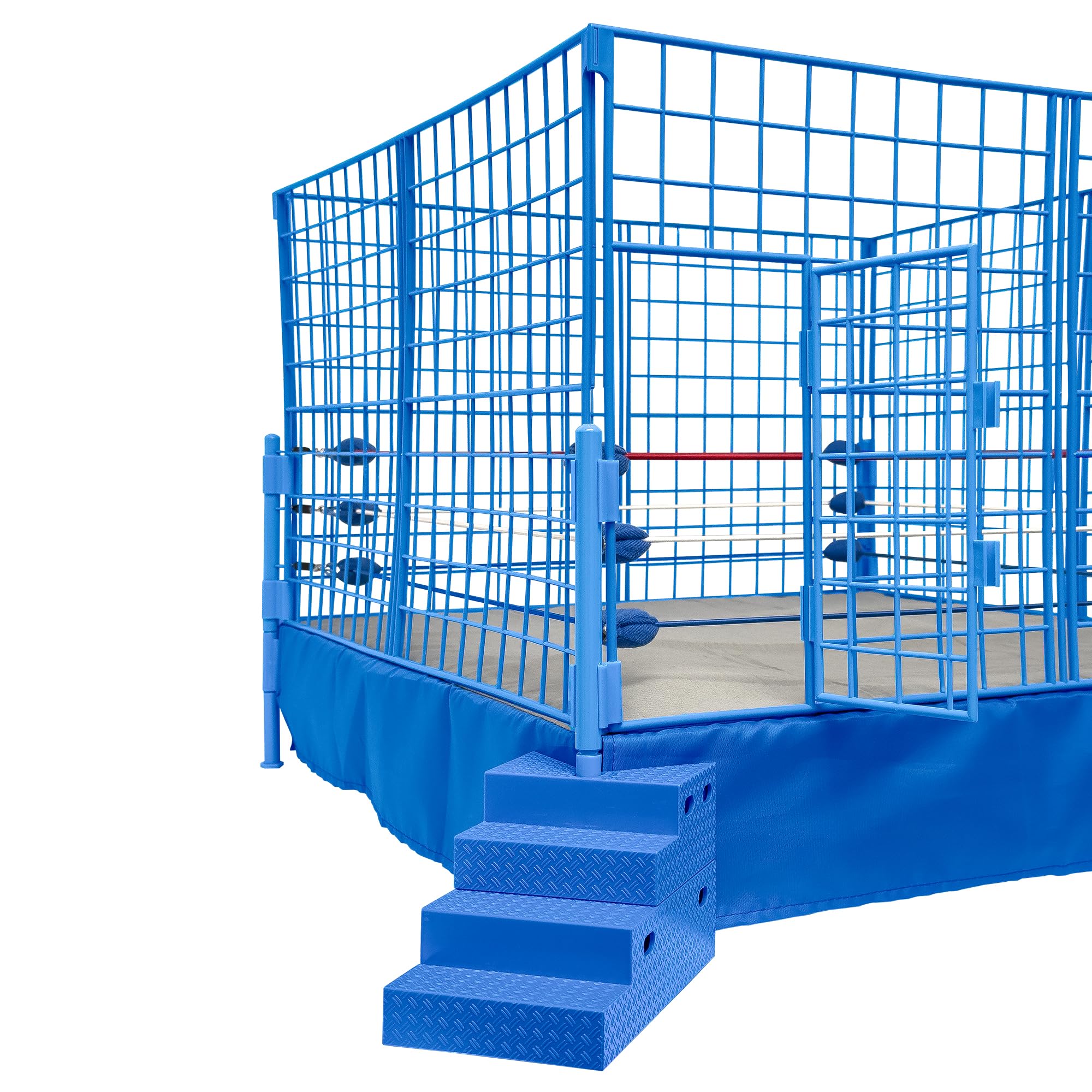 Figures Toy Company working door retro cage playset in action pose.