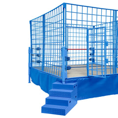 Figures Toy Company working door retro cage playset in action pose.