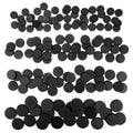 FIGURESLAB 25mm round black base with textured surface for stable miniature adhesion