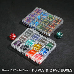 FigureSLAB D20 dice for precise game tracking.