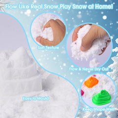 FIIOEOY Snow penguins and polar bears support storytelling and animal recognition.