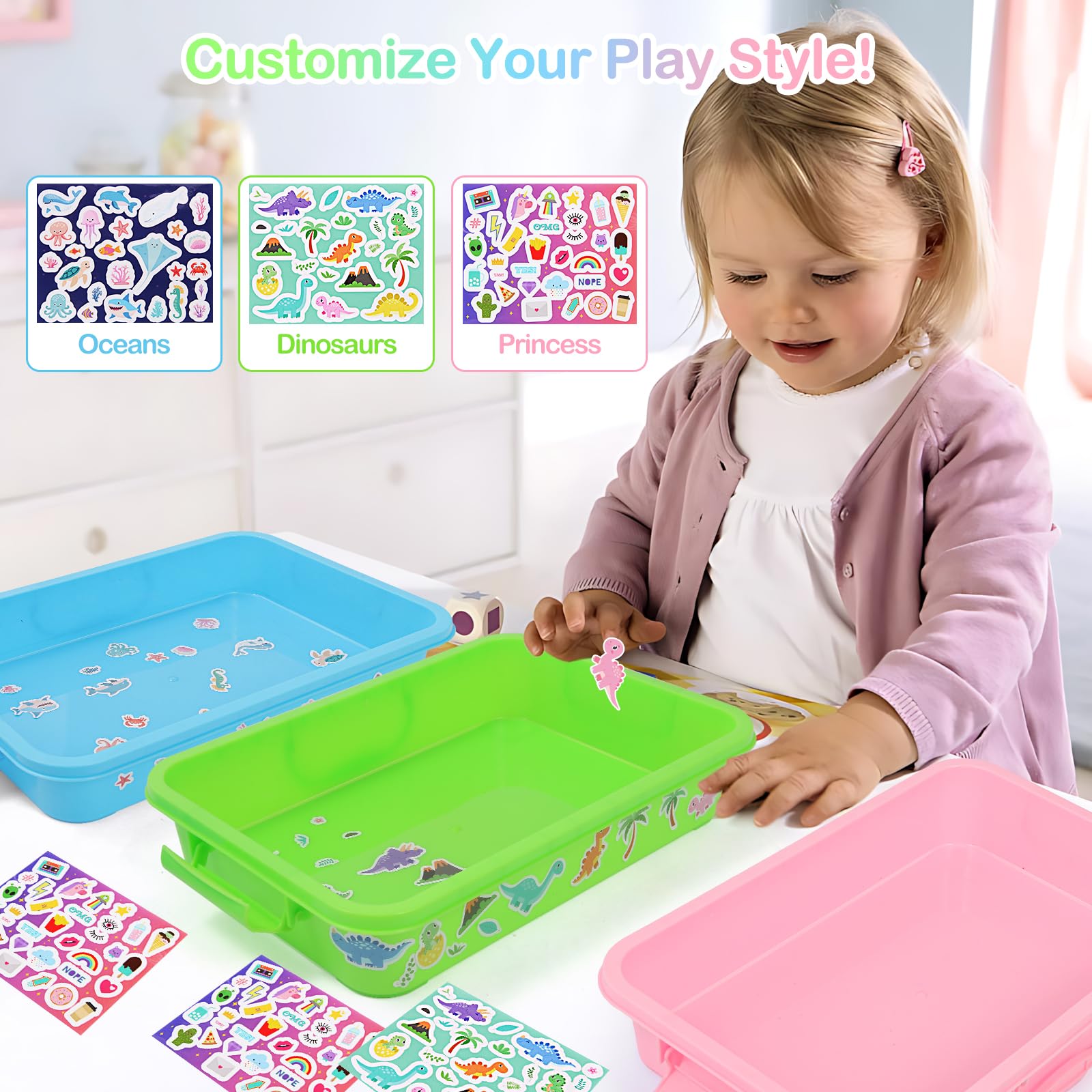 FIIOEOY stacking storage box showcases space-saving design for homes.